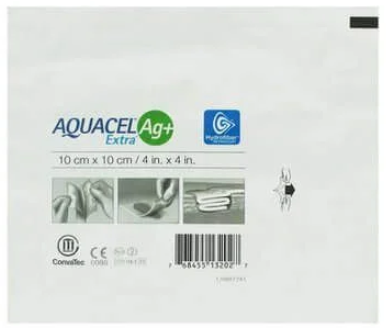 Convatec - Curativo Aquacel AG+Extra Estéril 10cm x 10cm Unidade