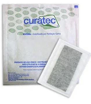 Curatec - Curativo Carvão Ativado com Prata Plus 10cm x 20cm