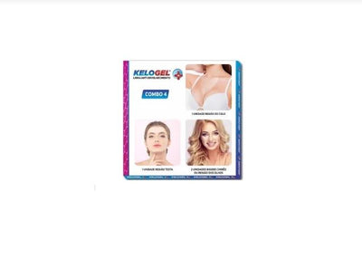 Kit Kelogel - Adesivo Silicone Anti-Sinais 5 Unidades 1 Colo 4 Olhos ou Bigode Chinês