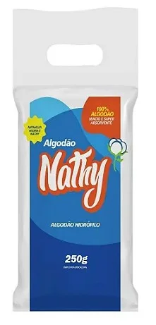 Nathy - Algodão Hidrófilo 250gr