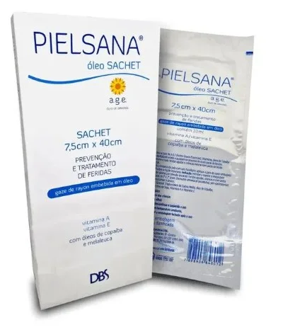 DBS - Gaze Rayon Pielsana 7,5cm x 40cm - 10ml A.G.E Unidade