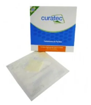 Curativo Alginato de Cálcio e Sódio - Curatec- 10cm x 20cm