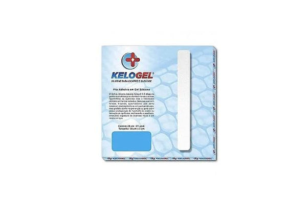 Fita de Gel Silicone para Cicatriz tipo Adesivo  Kelogel 20cm x 3cm Unidade
