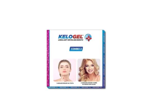 Kit Kelogel - Adesivo Silicone Anti-Sinais 3 Unidades 1 Testa 2 Olhos ou Bigode Chinês