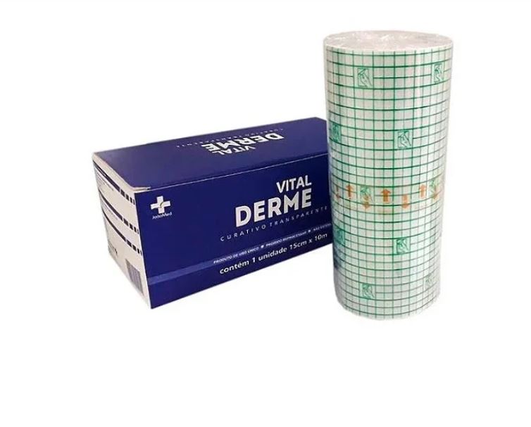 Curativo em Rolo Transparente Rolo 15cm x 10m - Vital Derme (FIlme)